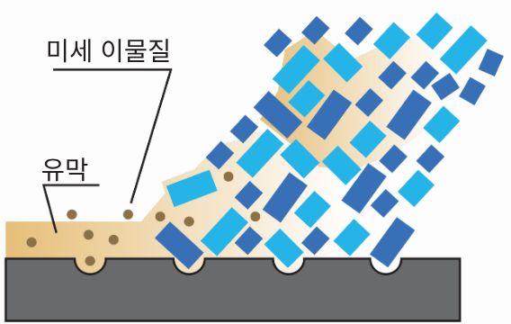 BIRDY.TEX 마이크로파이버 섬유 단면 일러스트